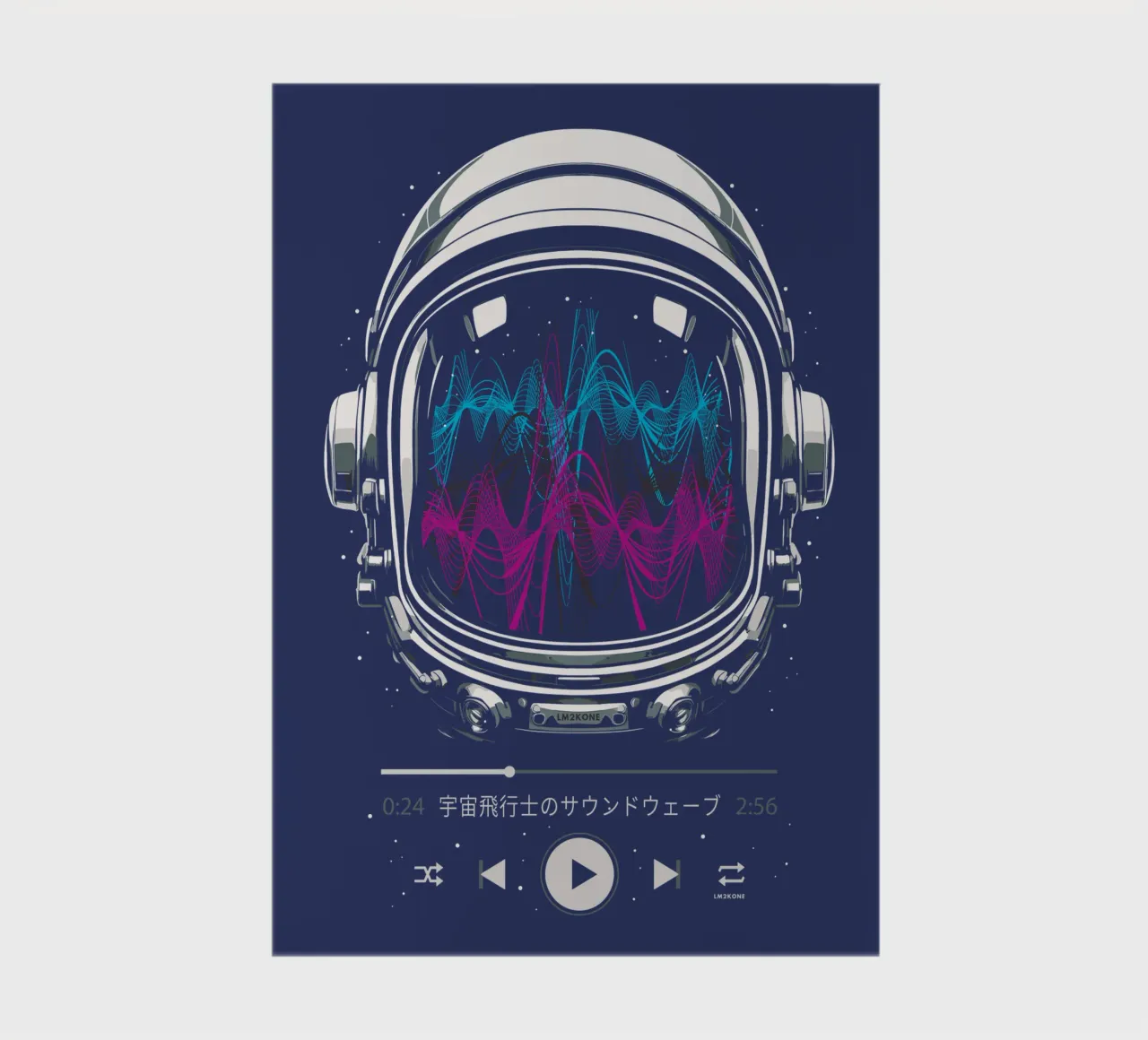 Soundtrack Neon - Astronaut notebook by LM2KONE