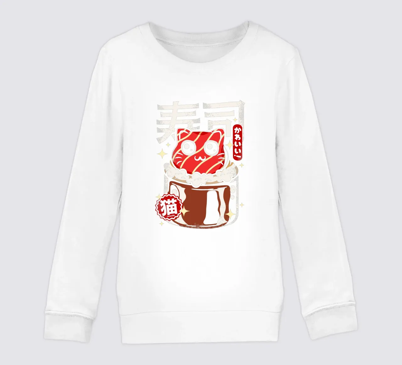 Gatto Neko Sushi felpa bambino da LM2KONE