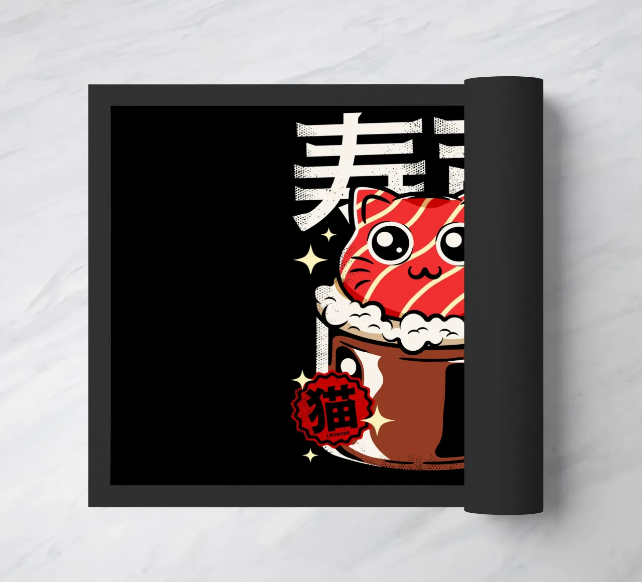 Gatto Neko Sushi zerbino da LM2KONE