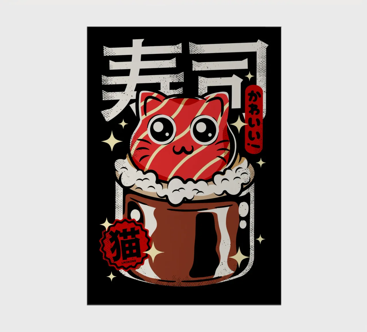 Neko Sushi Cat notebook by LM2KONE