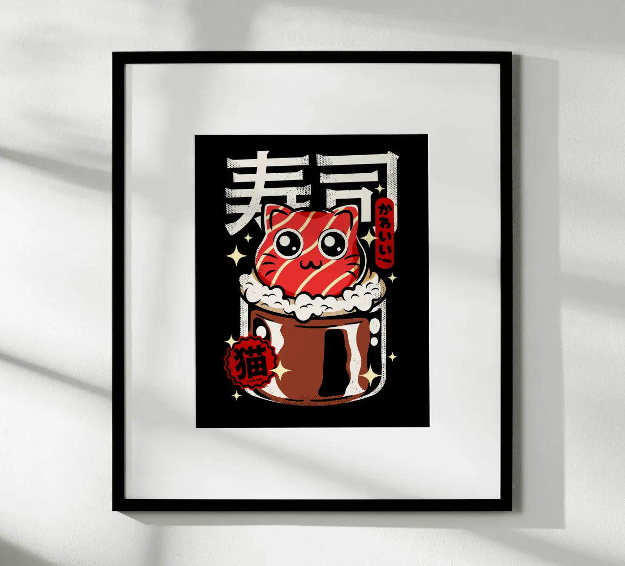 Gatto Neko Sushi carta hahnemühle da LM2KONE