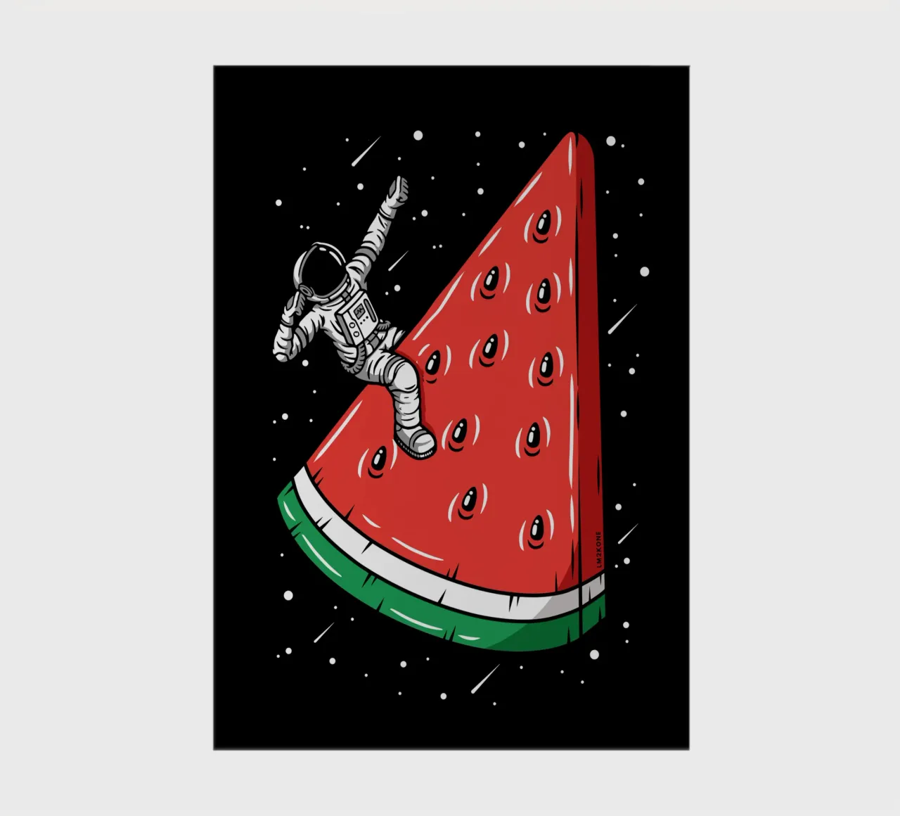 Watermelon Astronaut notebook by LM2KONE