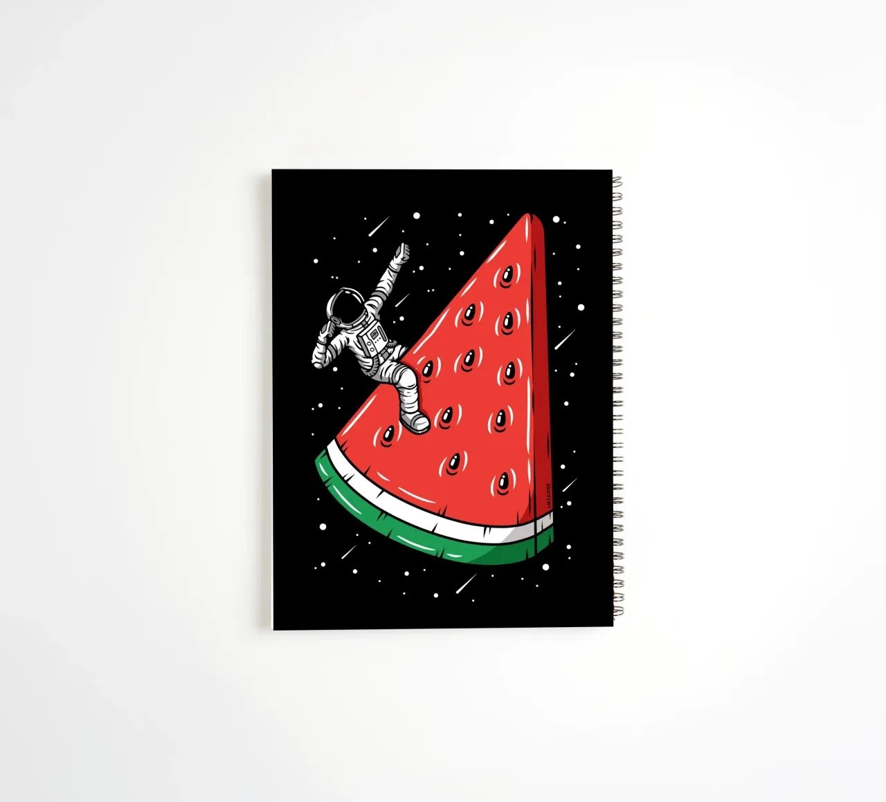 Watermelon Astronaut spiral notebook by LM2KONE
