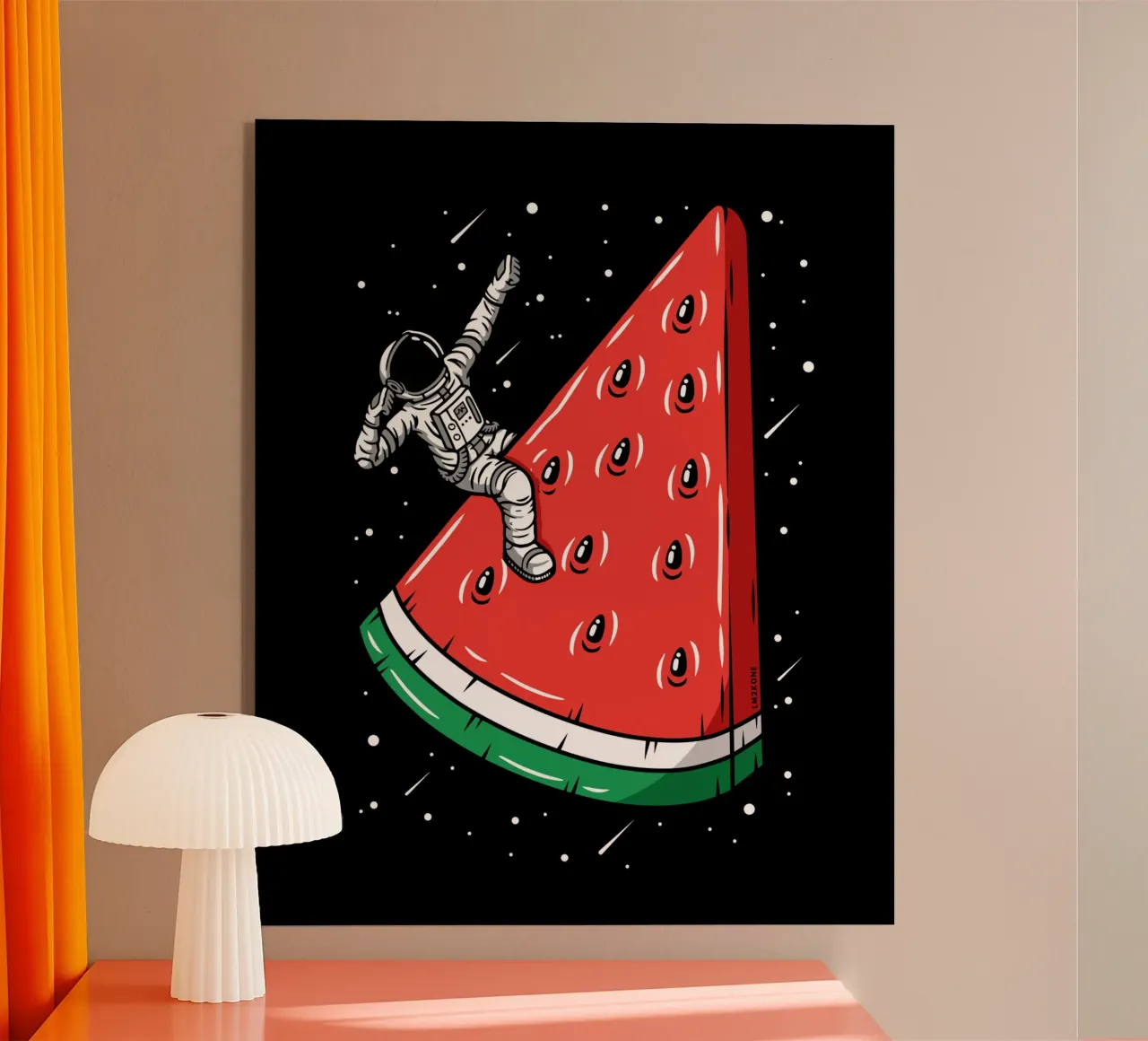 Astronauta dell'anguria plexiglass da LM2KONE