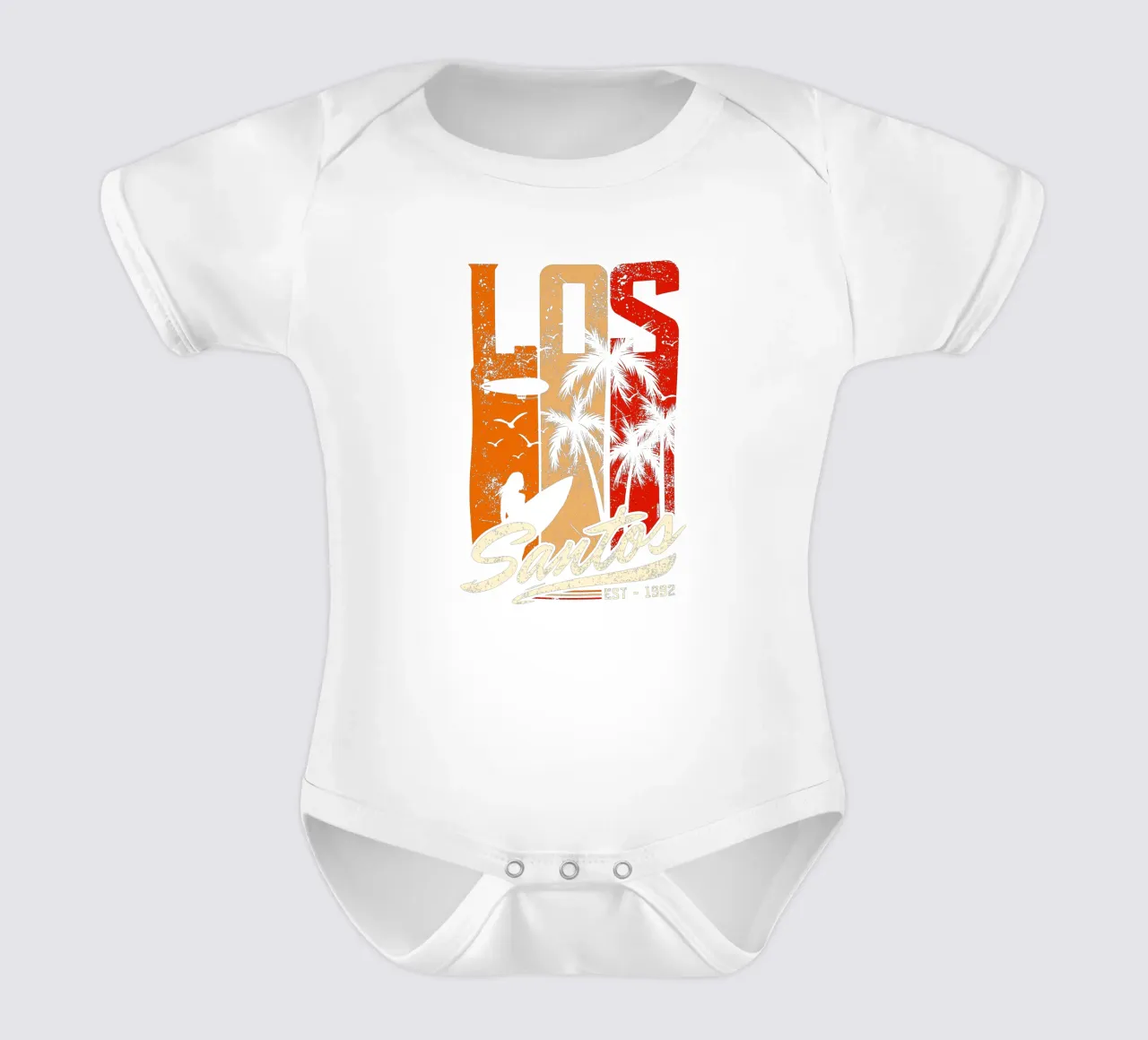 Retro Los Santos body neonato maniche corte da LM2KONE