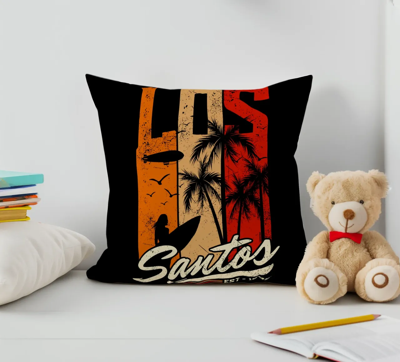 Retro Los Santos cuscino da LM2KONE