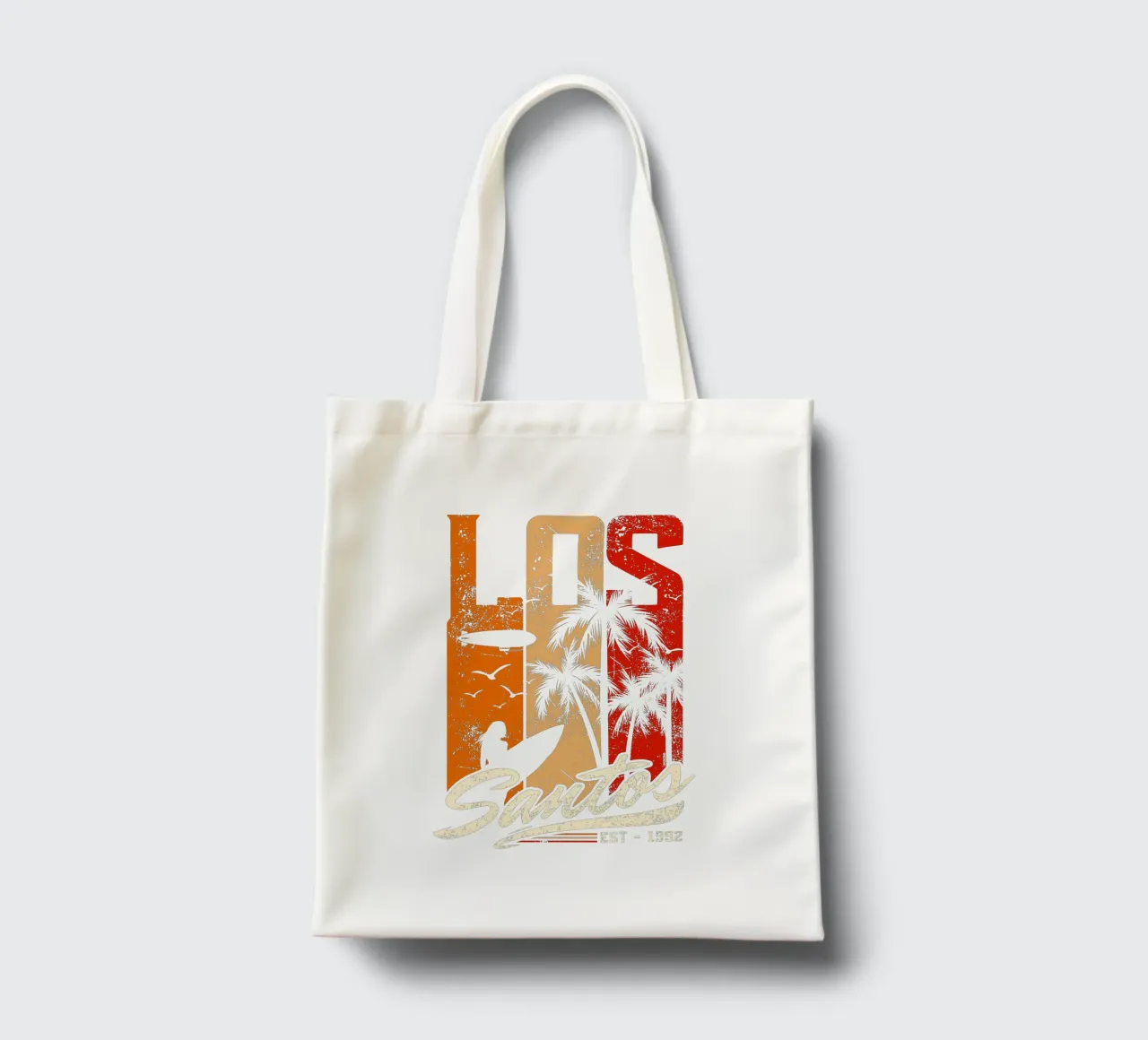 Retro Los Santos borsa in juta da LM2KONE