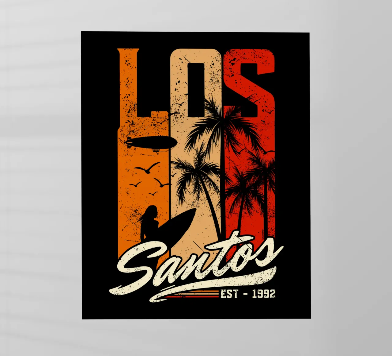 Retro Los Santos pellicola backlit da LM2KONE