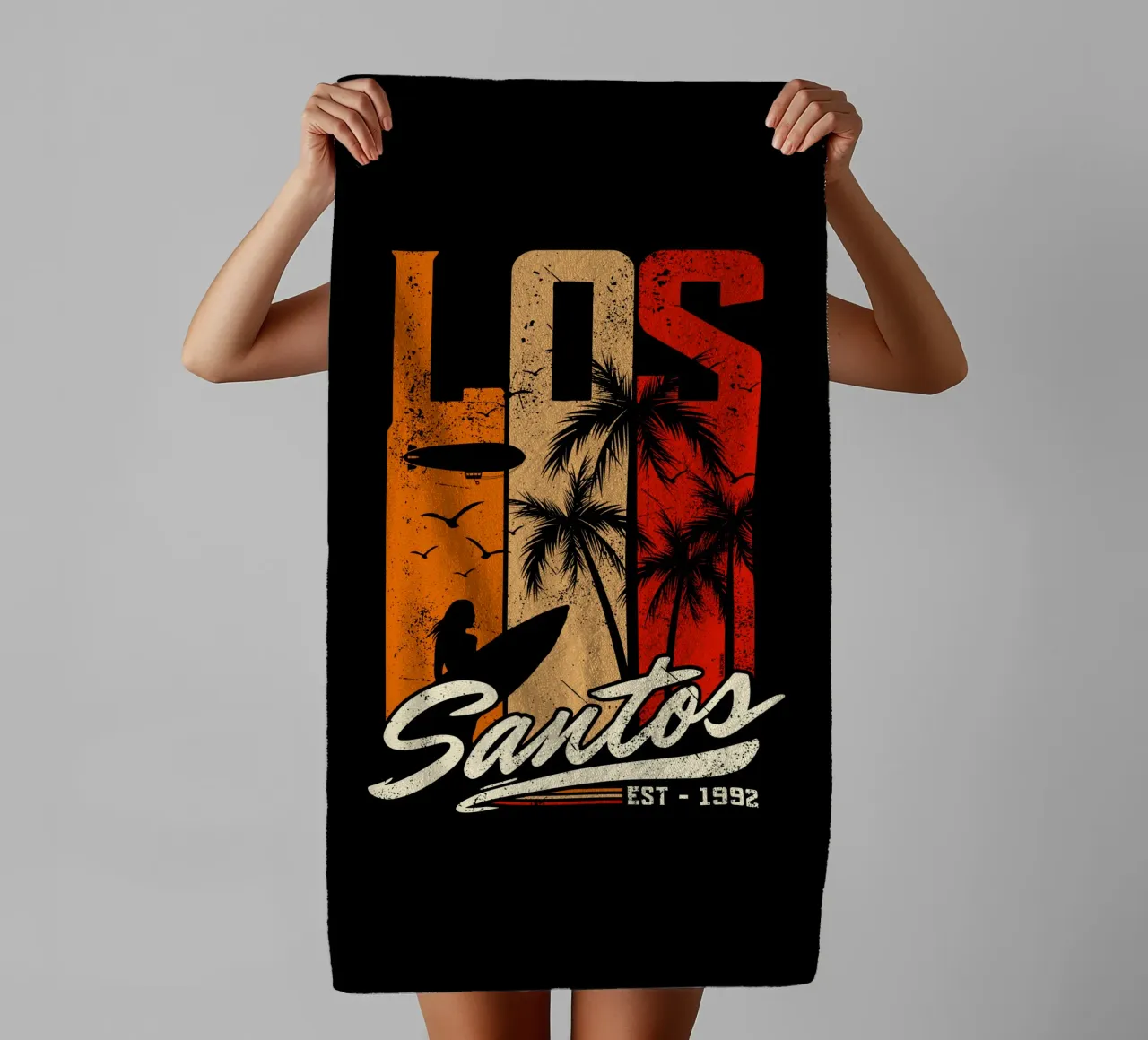 Retro Los Santos asciugamano da bagno da LM2KONE