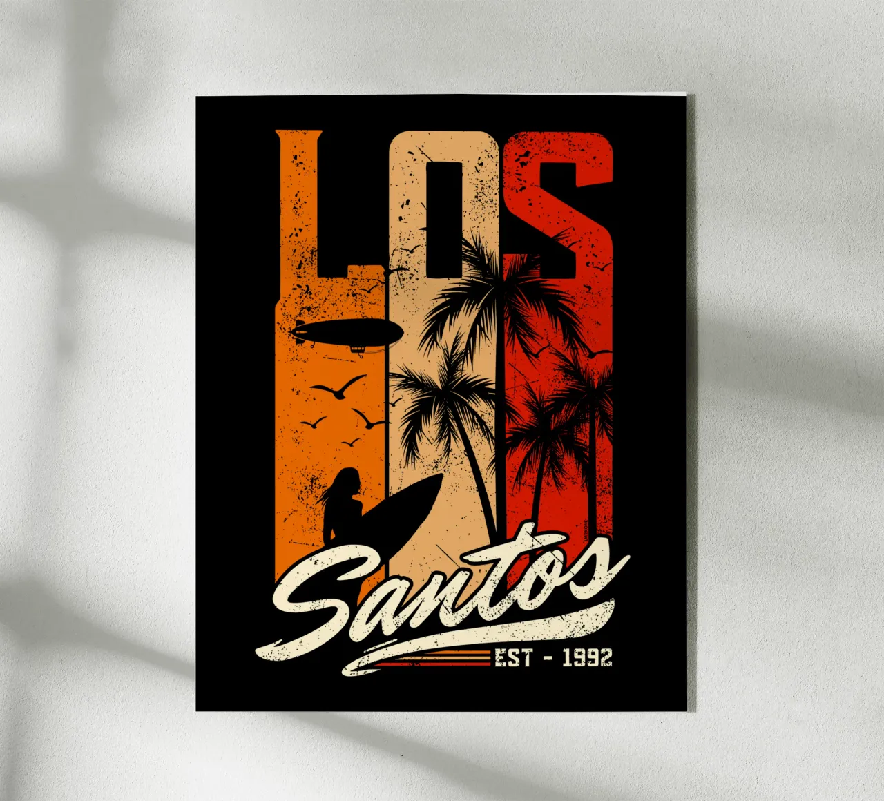 Retro Los Santos plexiglass da LM2KONE
