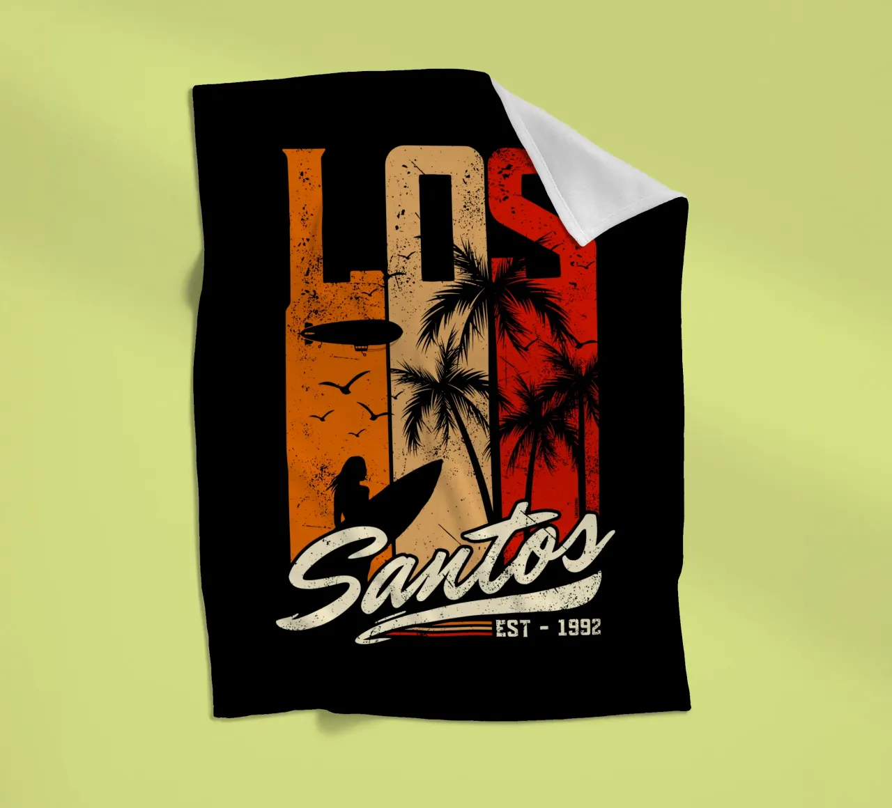 Retro Los Santos coperta in pile da LM2KONE