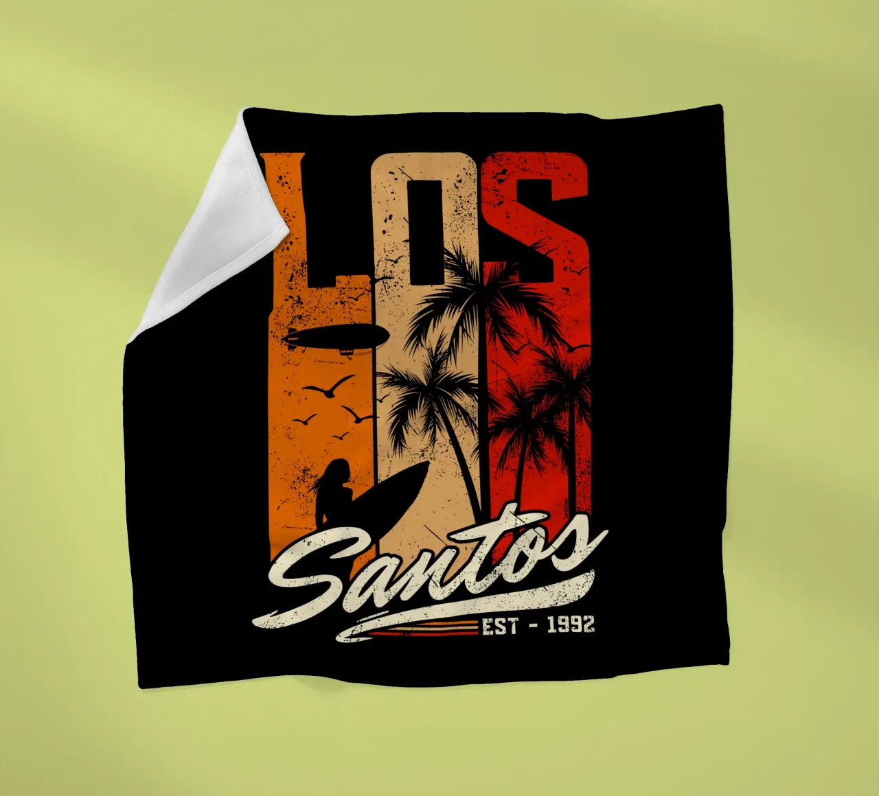 Retro Los Santos coperta in pile da LM2KONE