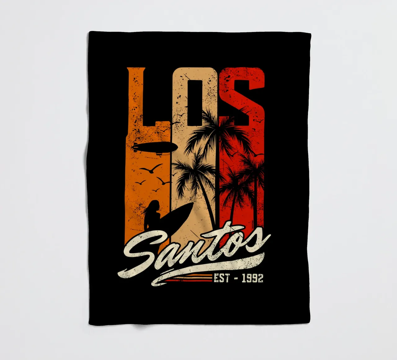 Retro Los Santos coperta in pile da LM2KONE