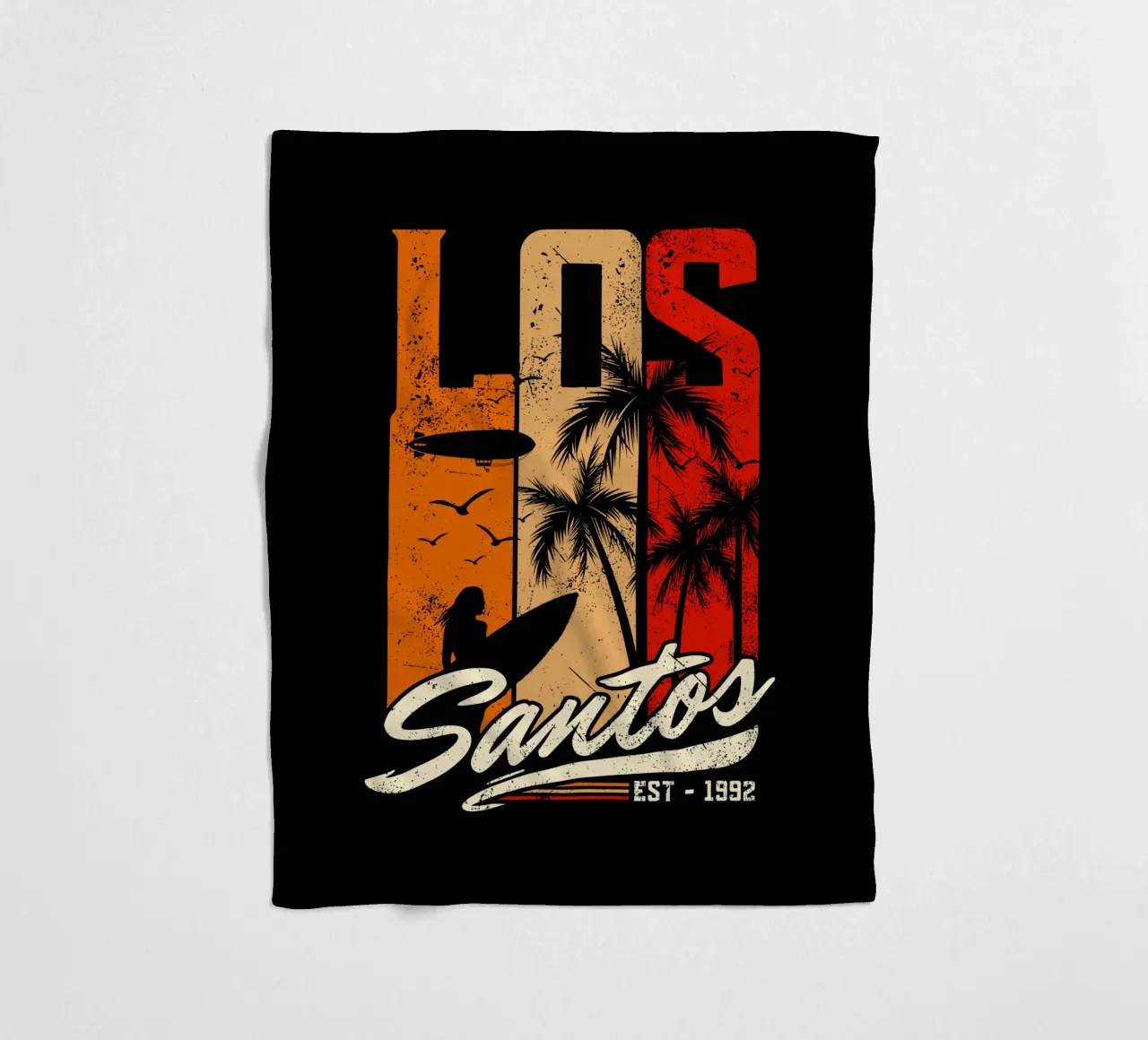 Retro Los Santos coperta in pile da LM2KONE