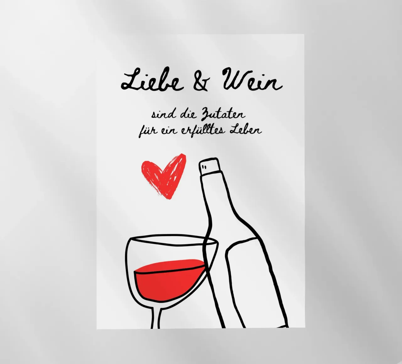 Liebe & Wein pellicola backlit da DigiWunderwerk