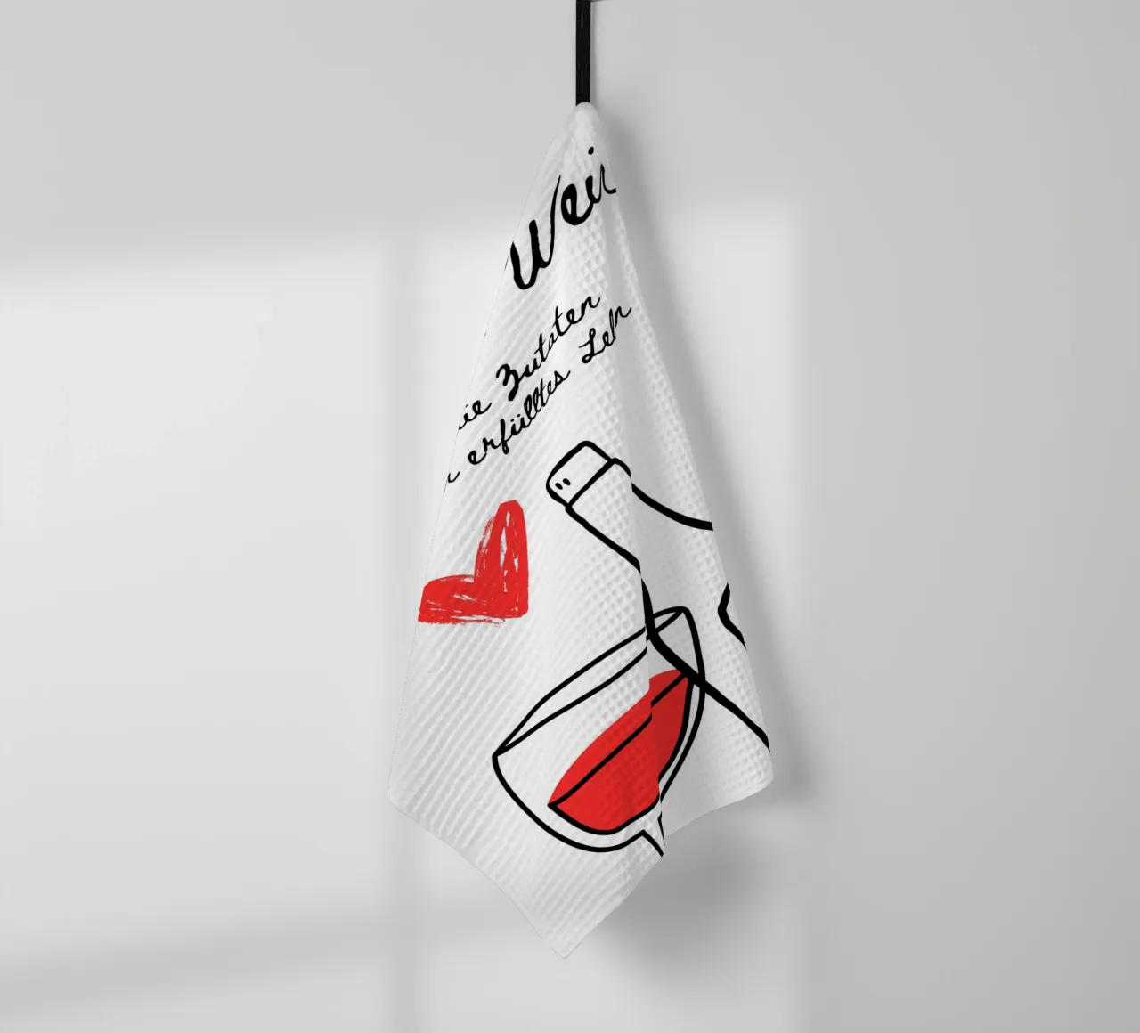 Liebe & Wein canovaccio da cucina da DigiWunderwerk