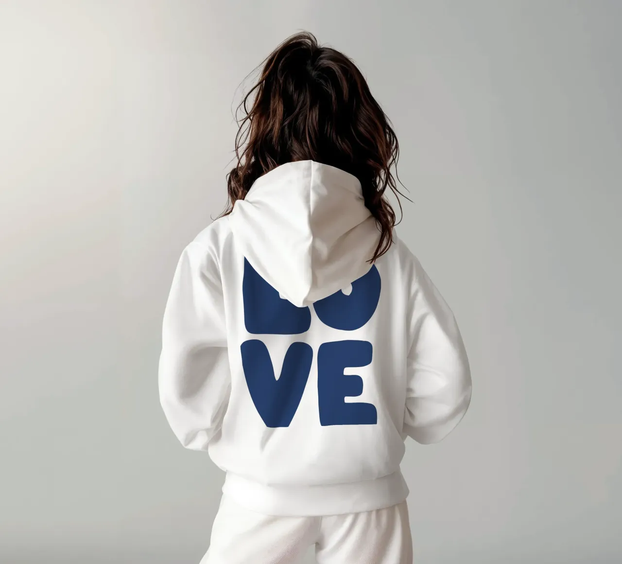 Love felpa con cappuccio da we line studio - art