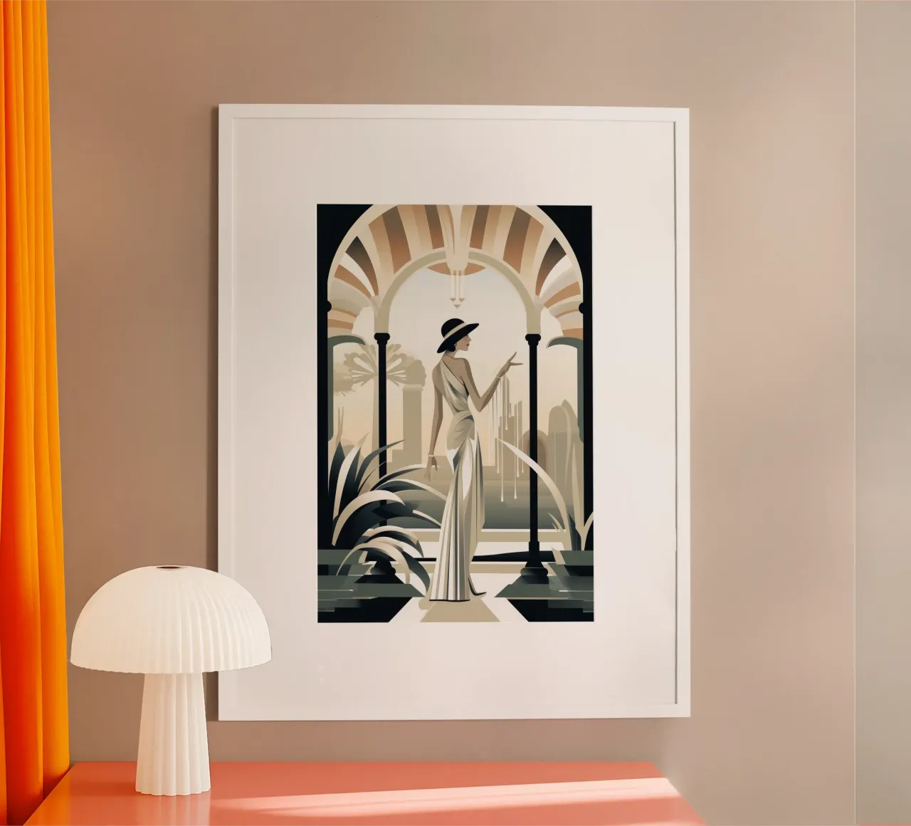 Art Deco Woman poster da Artful Muse