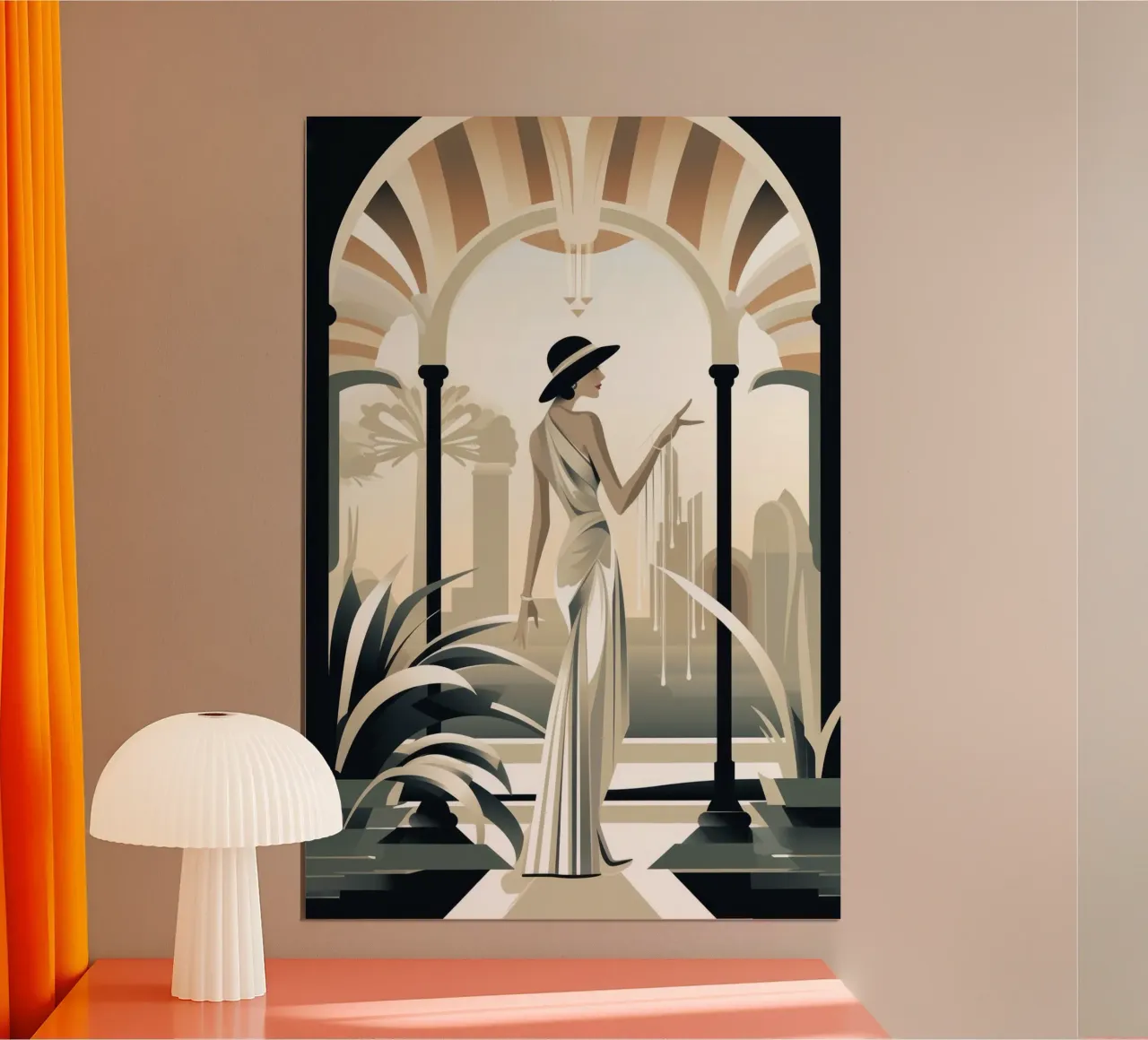 Art Deco Woman poster da Artful Muse