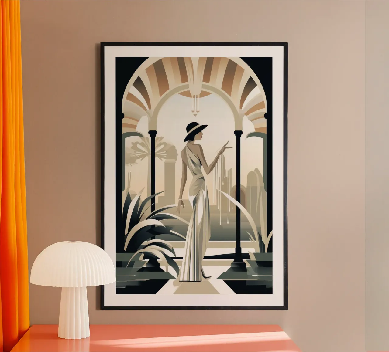 Art Deco Woman poster da Artful Muse
