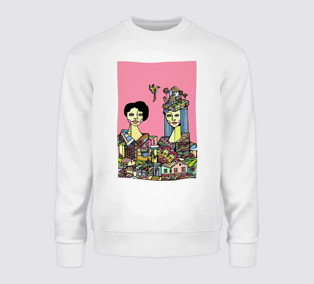 Portrait of a Couple felpa da Ninhol