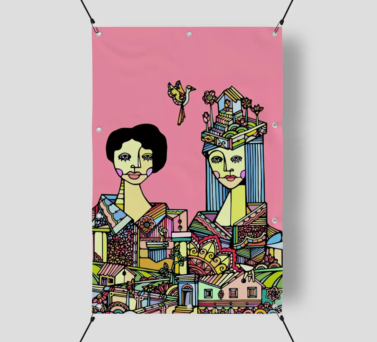 Portrait of a Couple telo in pvc da Ninhol