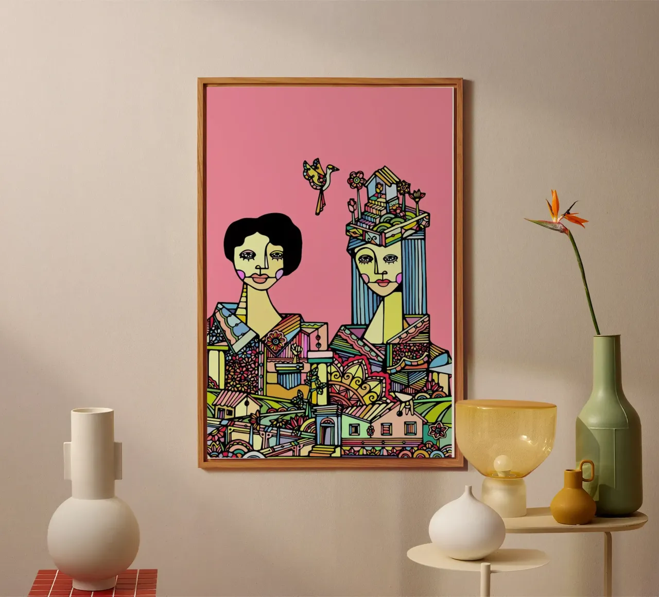 Portrait of a Couple alluminio dibond da Ninhol