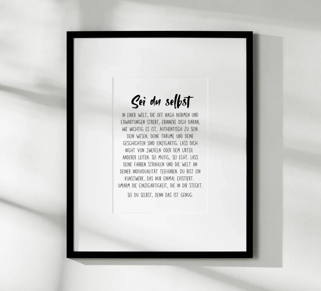 Sei du selbst poster da DigiWunderwerk