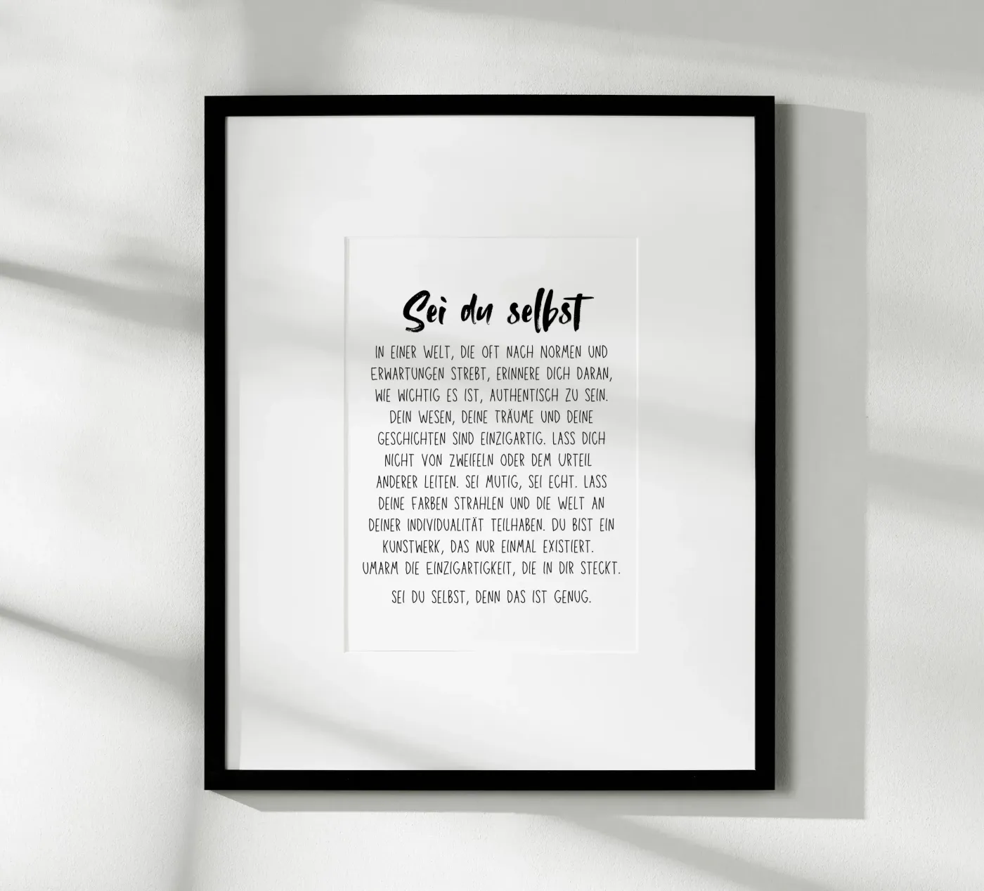 Sei du selbst poster da DigiWunderwerk