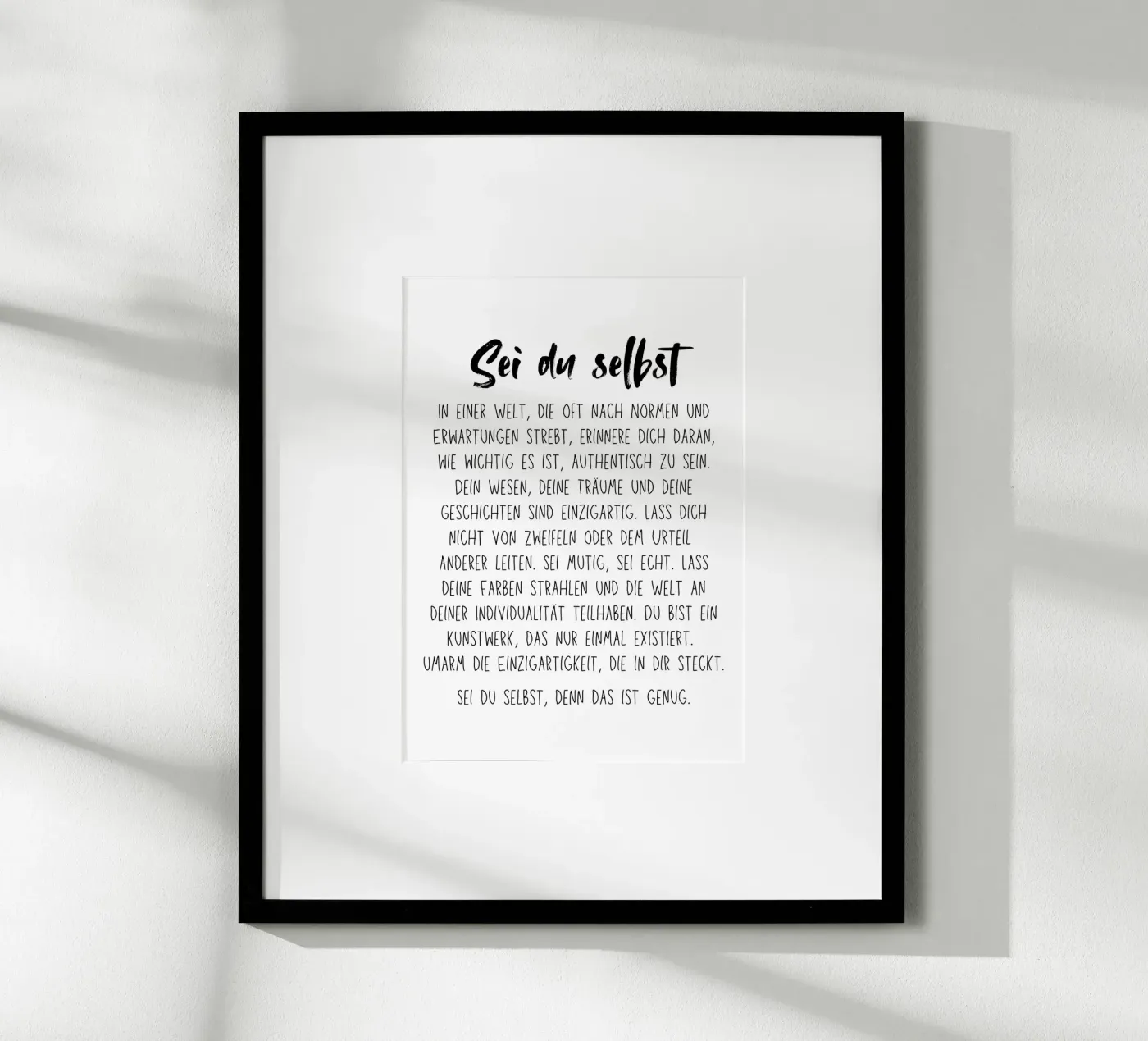 Sei du selbst poster da DigiWunderwerk