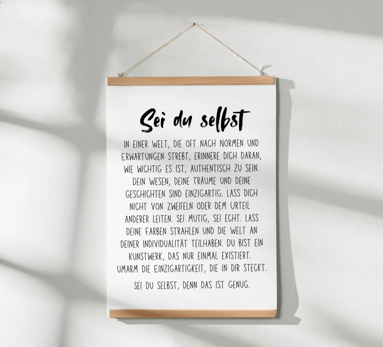 Sei du selbst poster da DigiWunderwerk