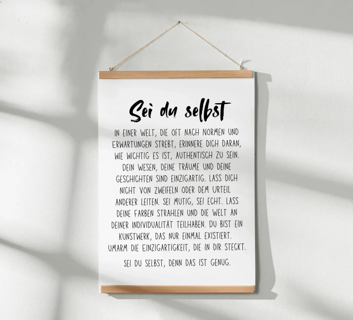 Sei du selbst poster da DigiWunderwerk