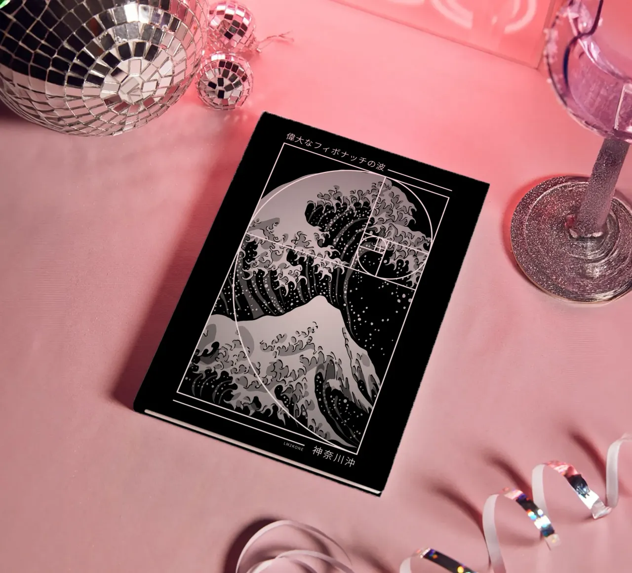 The Great Wave of Fibonacci Spiral - Modern notebook by LM2Kone