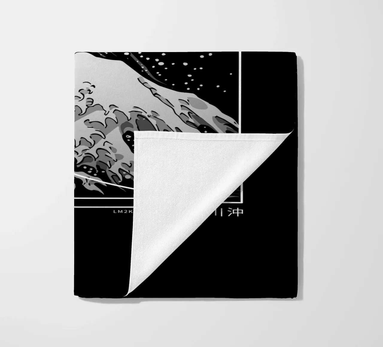 The Great Wave of Fibonacci Spiral - Modern beach towel by LM2KONE