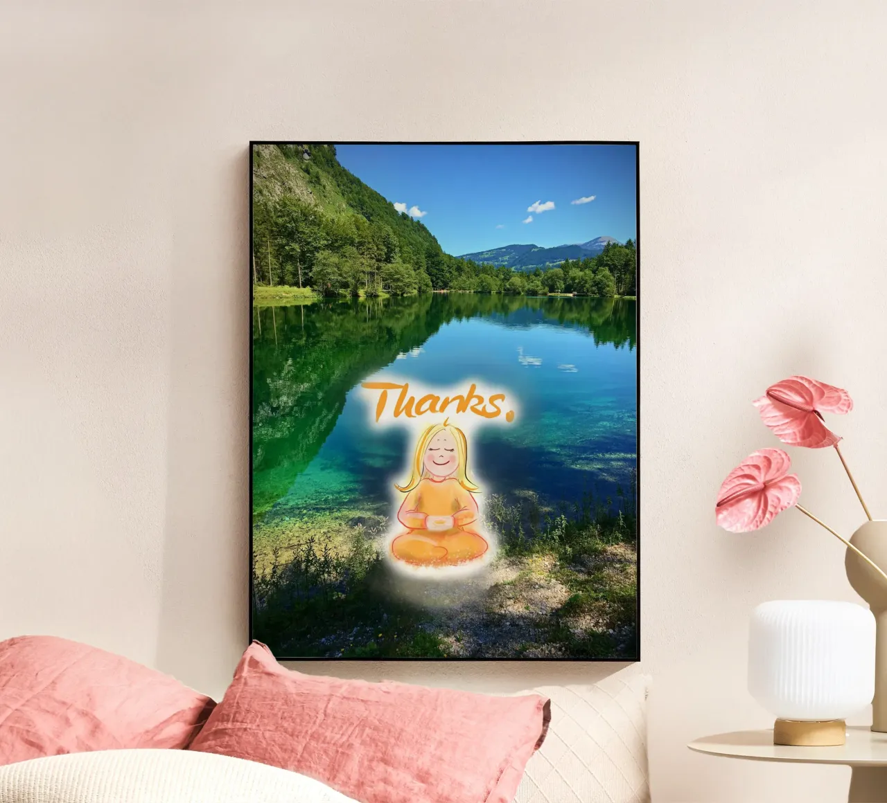 Danke! plexiglass da Happy 😃 Art 🎨 by Christine Schnoell