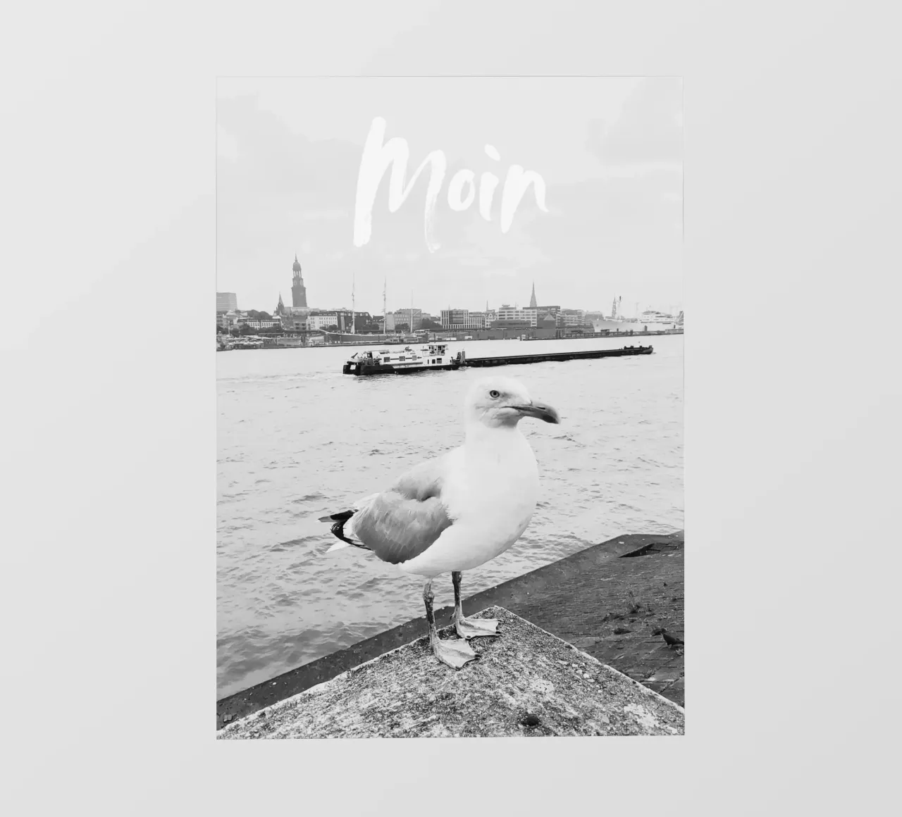 Hamburg | Möwe | Moin telo in pvc da DigiWunderwerk