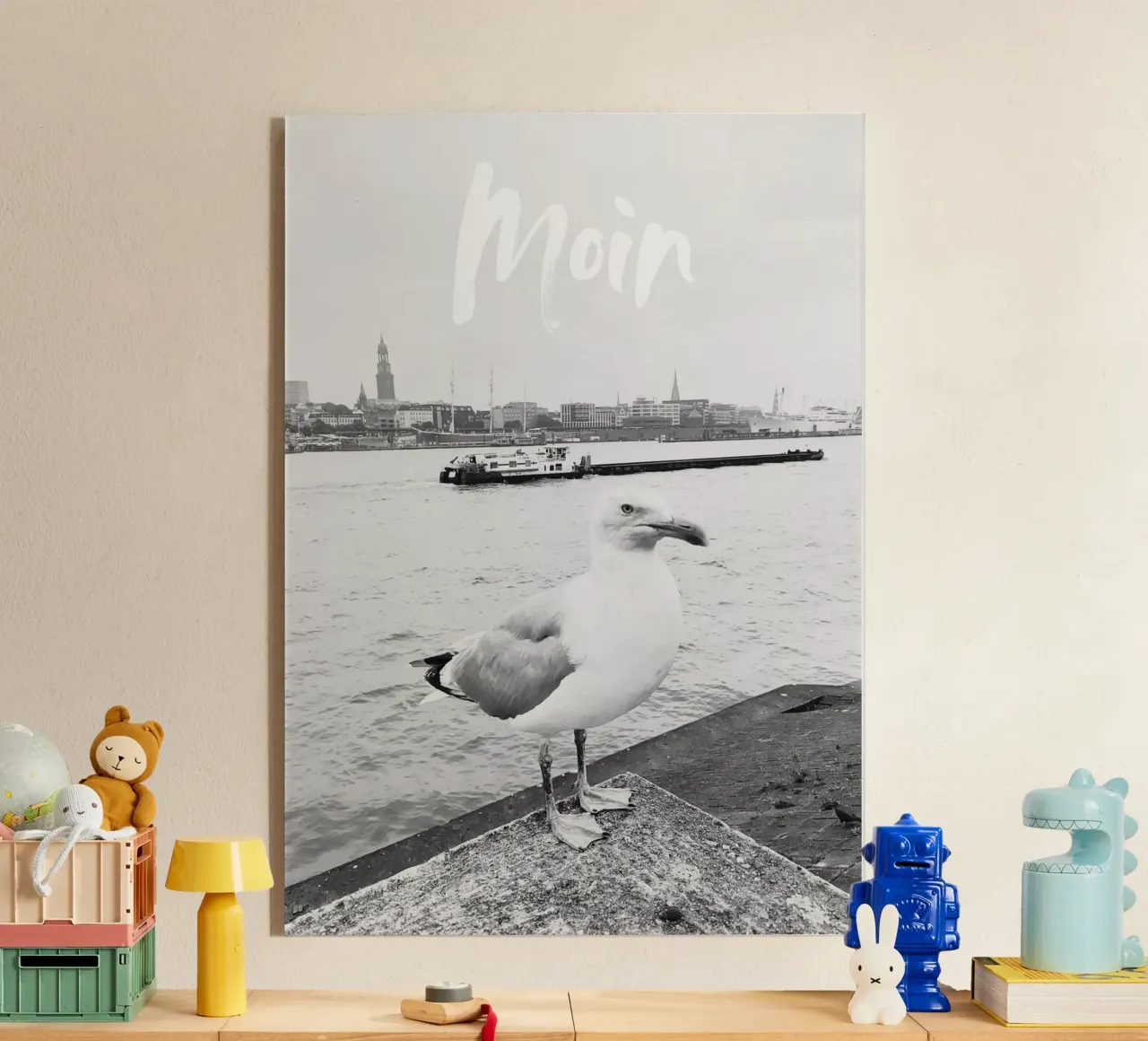 Hamburg | Möwe | Moin plexiglass da DigiWunderwerk