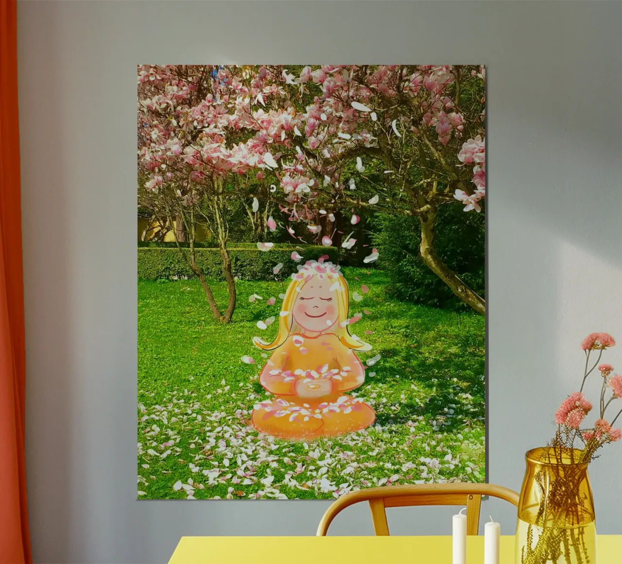 Dankbarkeit poster con telaio in plastica da Happy 😃 Art 🎨 by Christine Schnoell