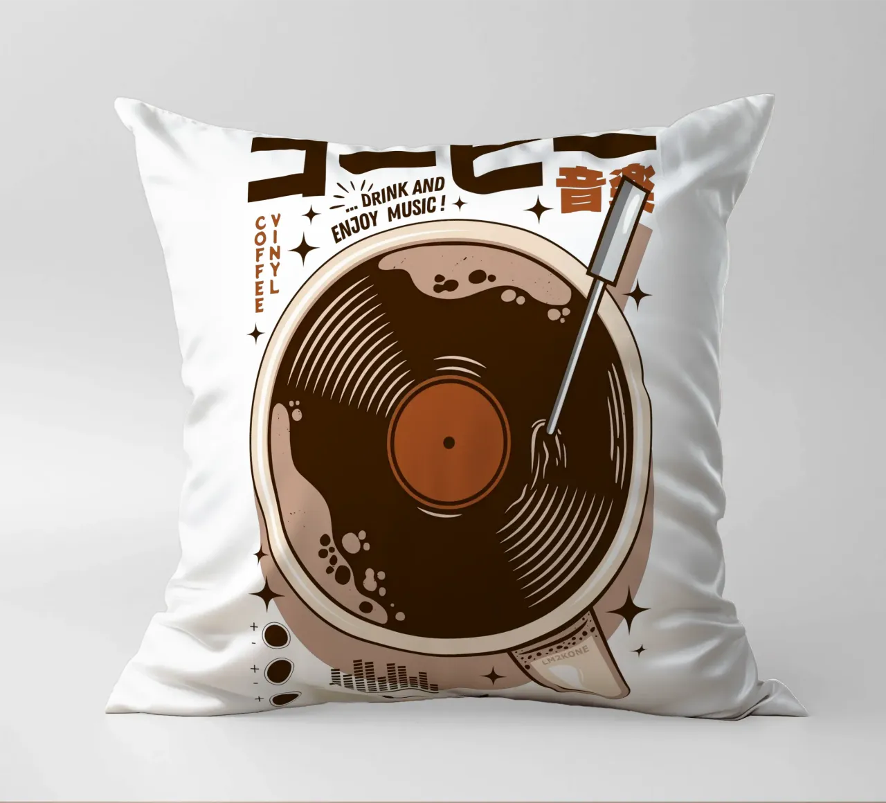 Giappone Caffè in vinile cuscino da LM2KONE