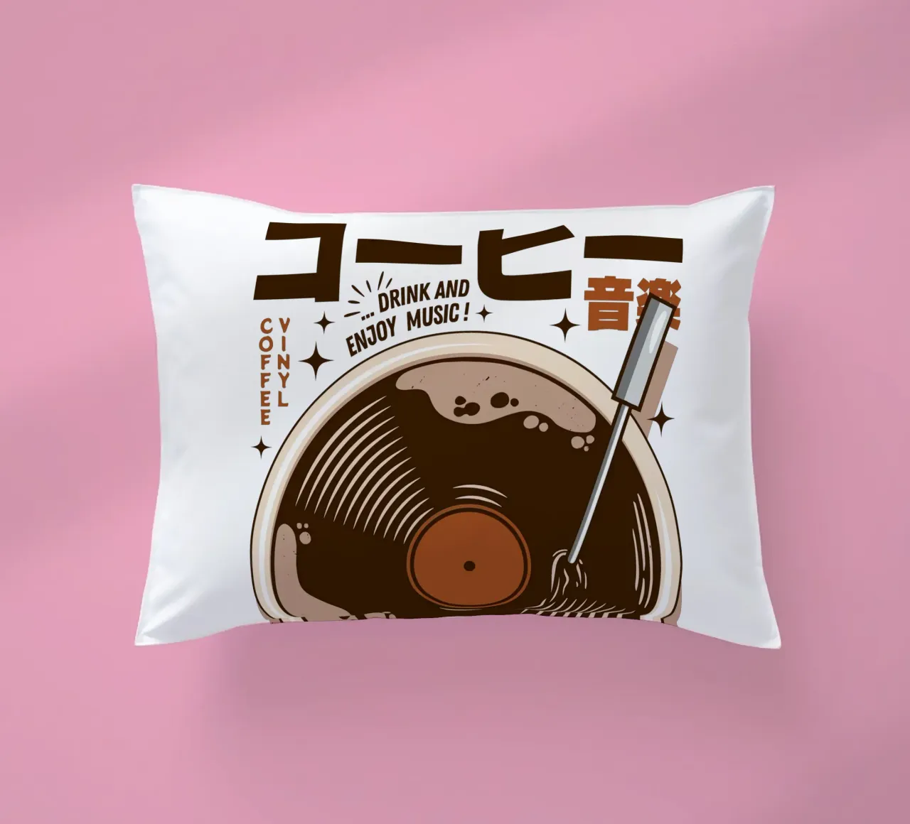Giappone Caffè in vinile cuscino da LM2KONE