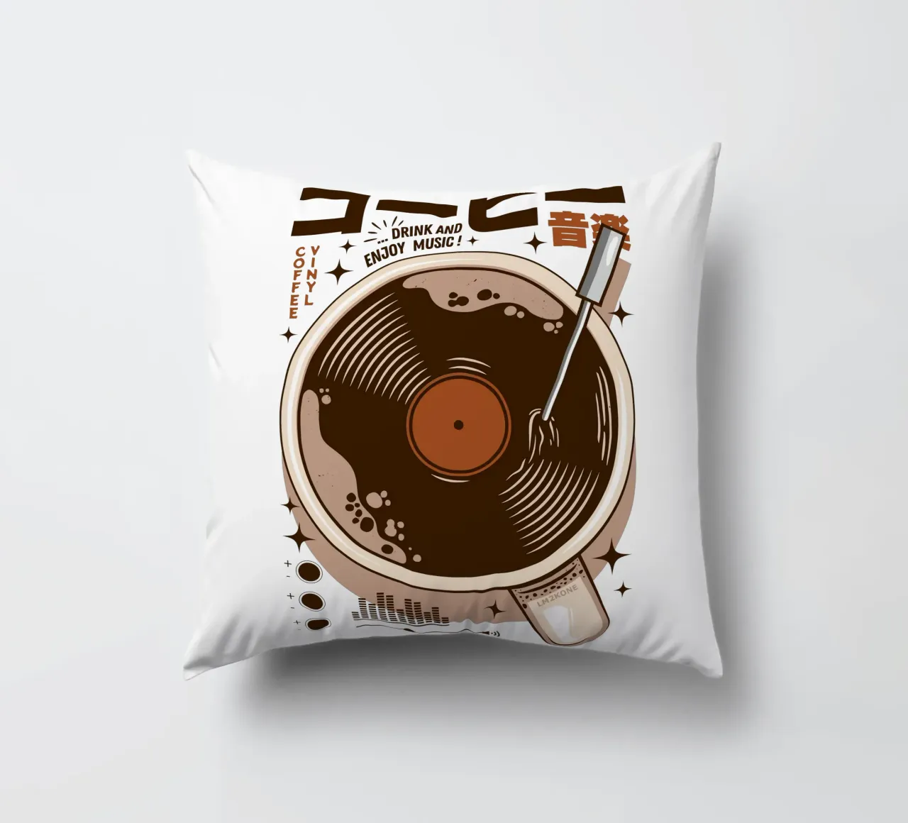 Giappone Caffè in vinile cuscino da LM2KONE