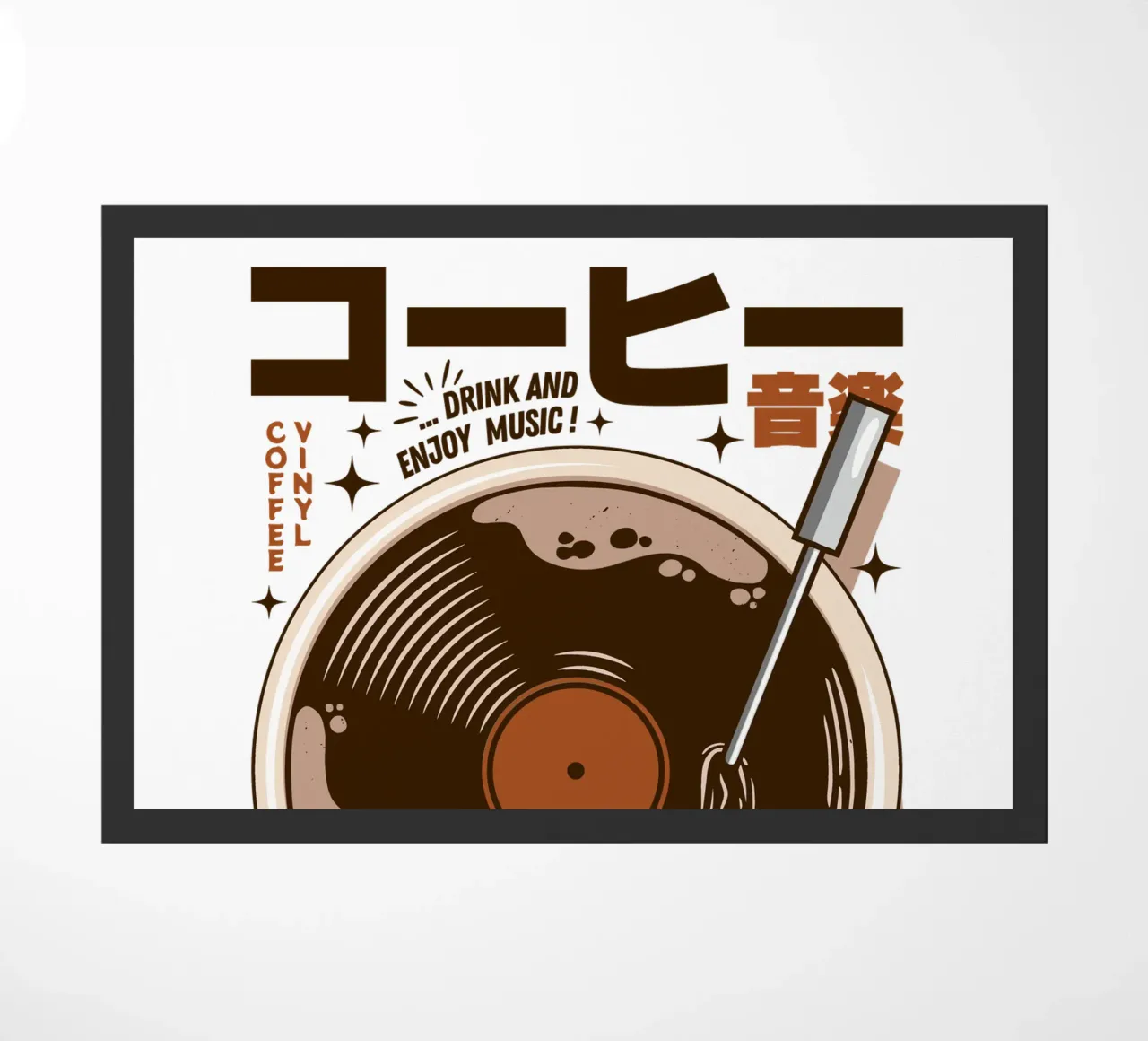 Giappone Caffè in vinile zerbino da LM2Kone