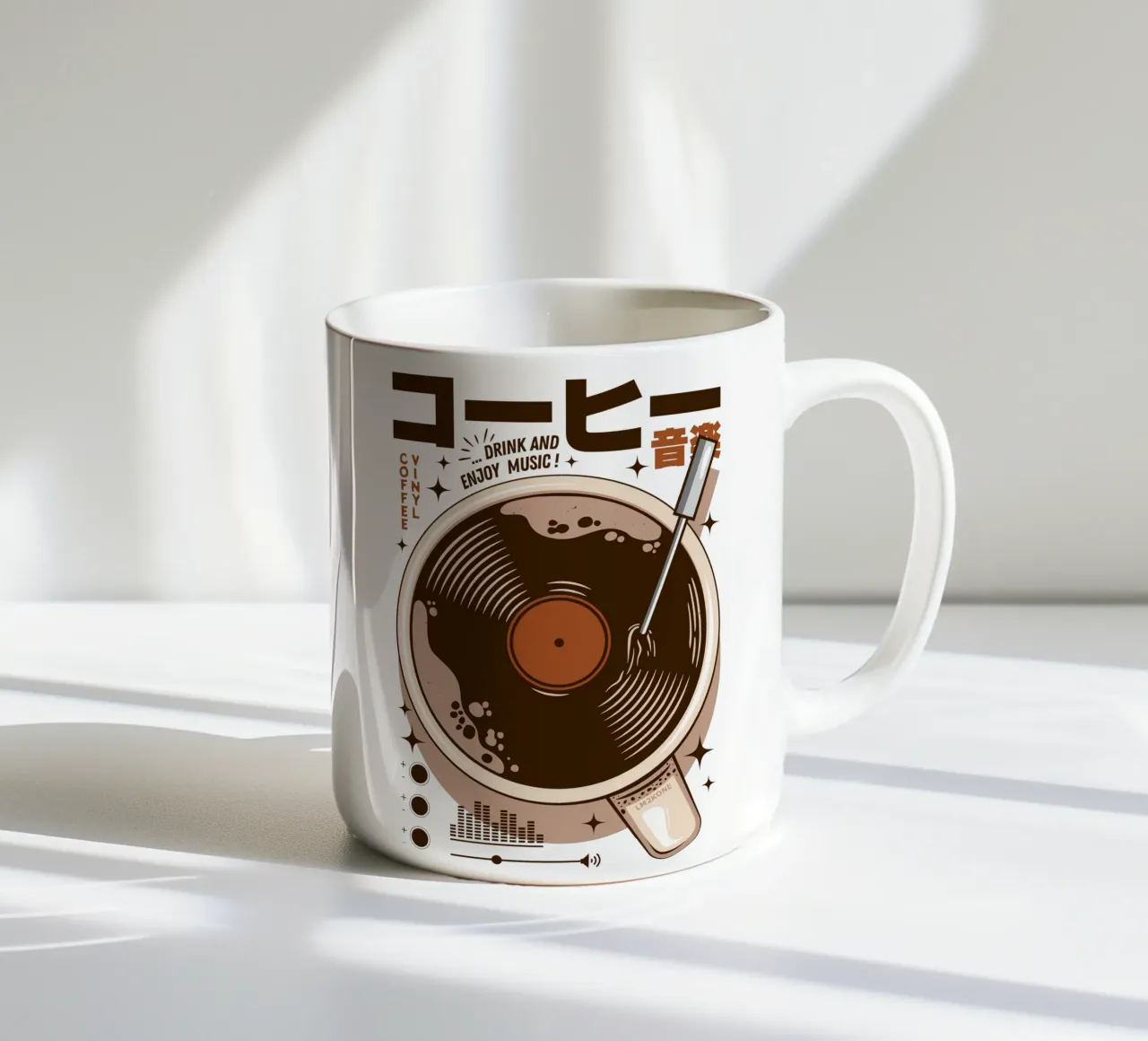 Giappone Caffè in vinile tazza in ceramica da LM2KONE