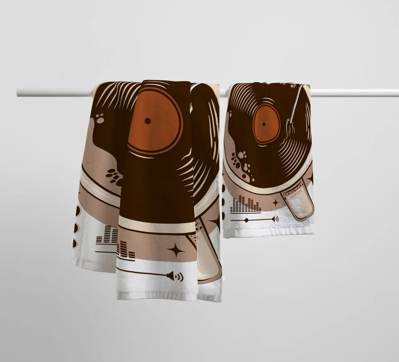 Giappone Caffè in vinile asciugamano da bagno da LM2KONE
