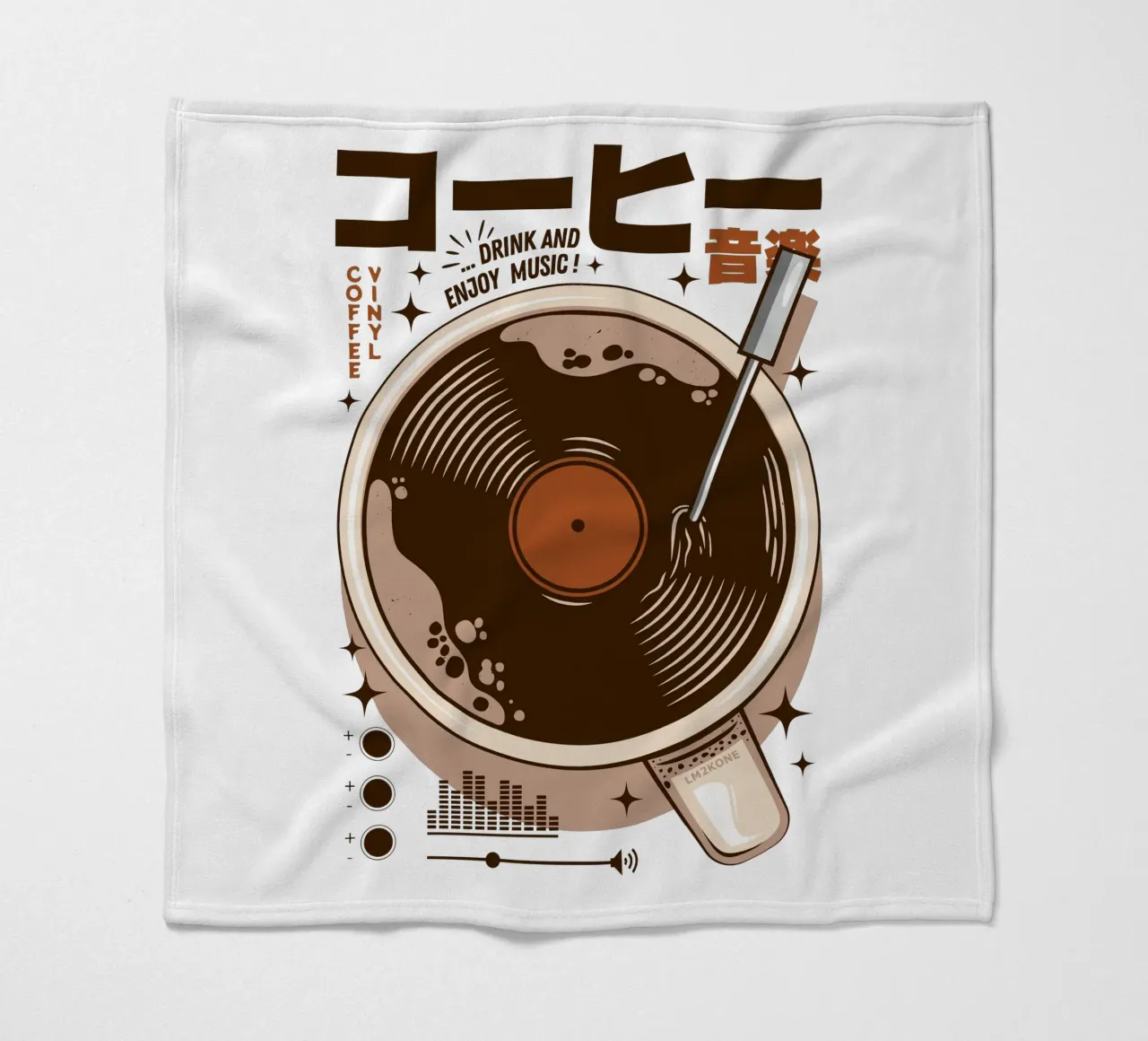 Giappone Caffè in vinile coperta in pile da LM2KONE