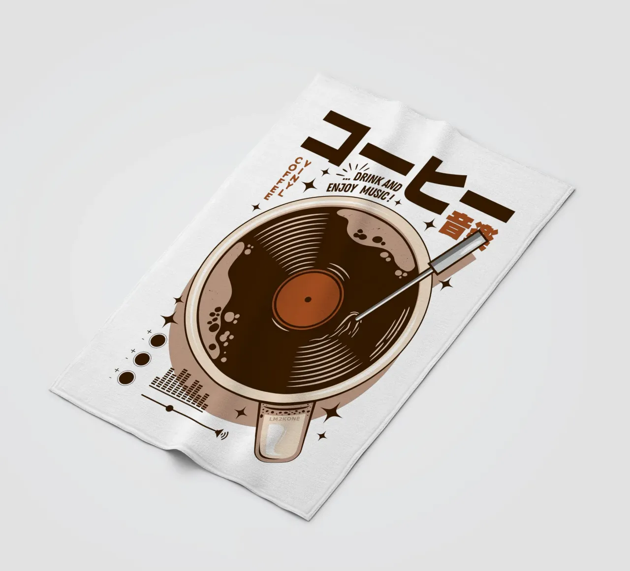 Giappone Caffè in vinile coperta in pile da LM2KONE