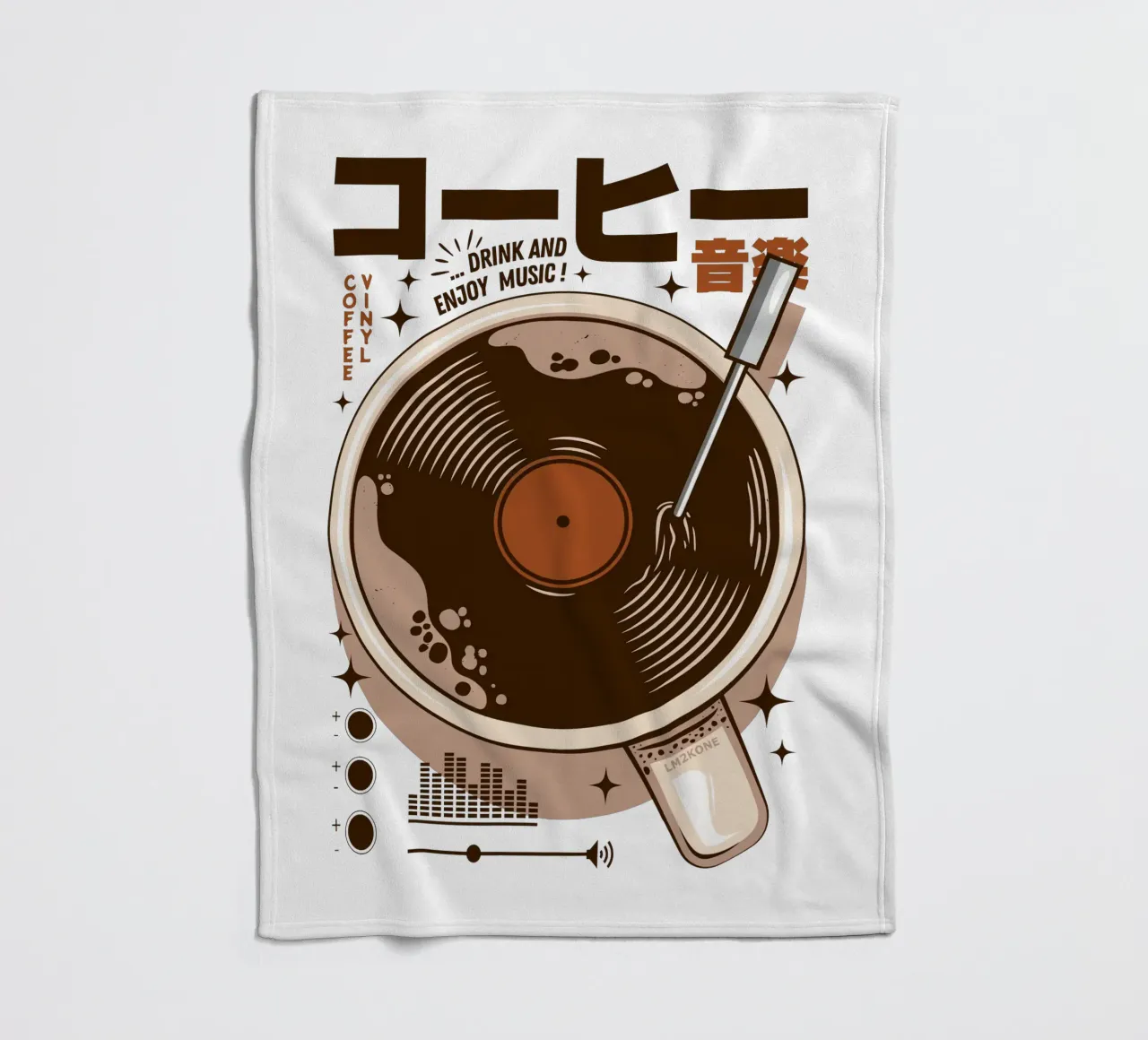 Giappone Caffè in vinile coperta in pile da LM2KONE