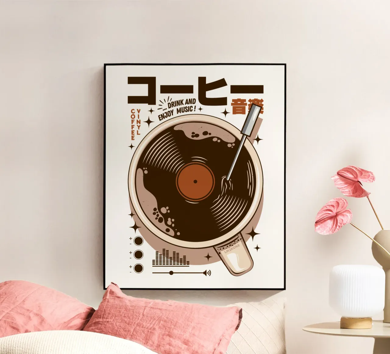 Giappone Caffè in vinile plexiglass da LM2KONE