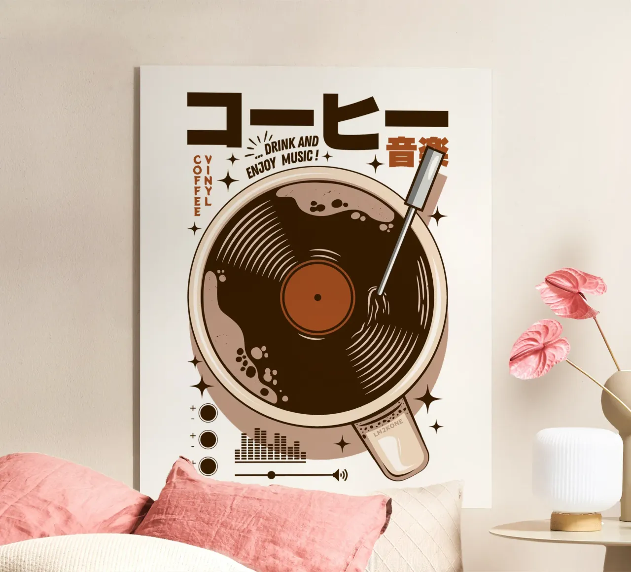 Giappone Caffè in vinile plexiglass da LM2KONE