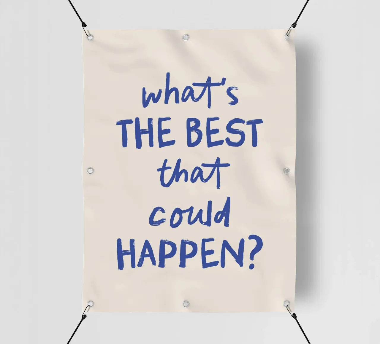 What's the Best that Could Happen - Motivational Quote telo in pvc da Print52